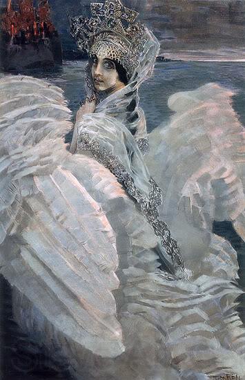 Mikhail Vrubel Swan princess Norge oil painting art